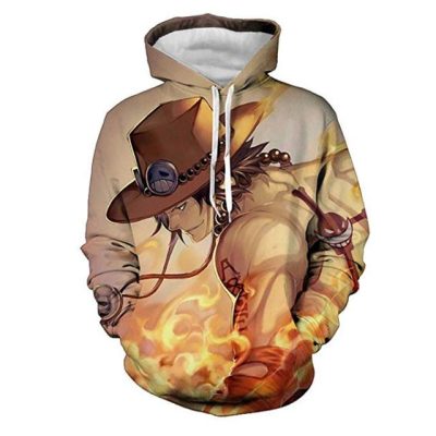One Piece Ace 3D Hoodie