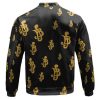 One Piece Belly Monetary Symbol Pattern Bomber Jacket Back - One Piece EU Store
