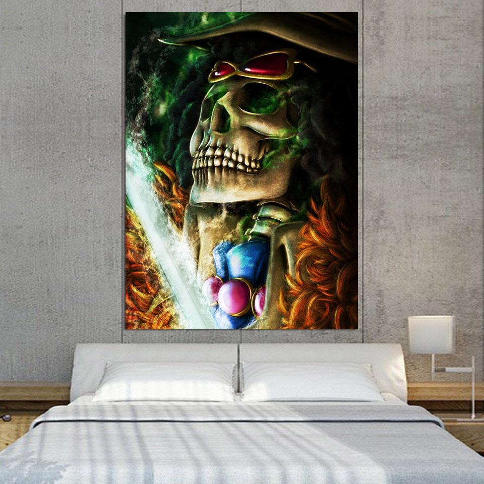 One Piece Brook Soul King Undead Pirate Wall Art Decor