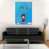One Piece Chibi And Adult Straw Hat Luffy Blue 1pc Wall Art 1 - One Piece EU Store