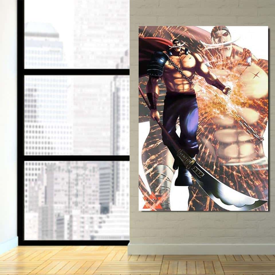 One Piece Edward Newgate Whitebeard Canvas Print - Image 2