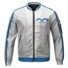 One Piece Marine Uniform Cosplay White Bomber Jacket Front - One Piece EU Store