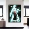 One Piece Roronoa Zoro Swordsman Silhouette 1pc Canvas Print 2 - One Piece EU Store