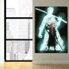 One Piece Roronoa Zoro Swordsman Silhouette 1pc Canvas Print 3 - One Piece EU Store