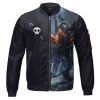 One Piece Straw Hat Pirates Brook Dead Bones Varsity Jacket Front - One Piece EU Store