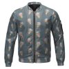One Piece Tony Tony Chopper Pattern Dope Bomber Jacket Front - One Piece EU Store