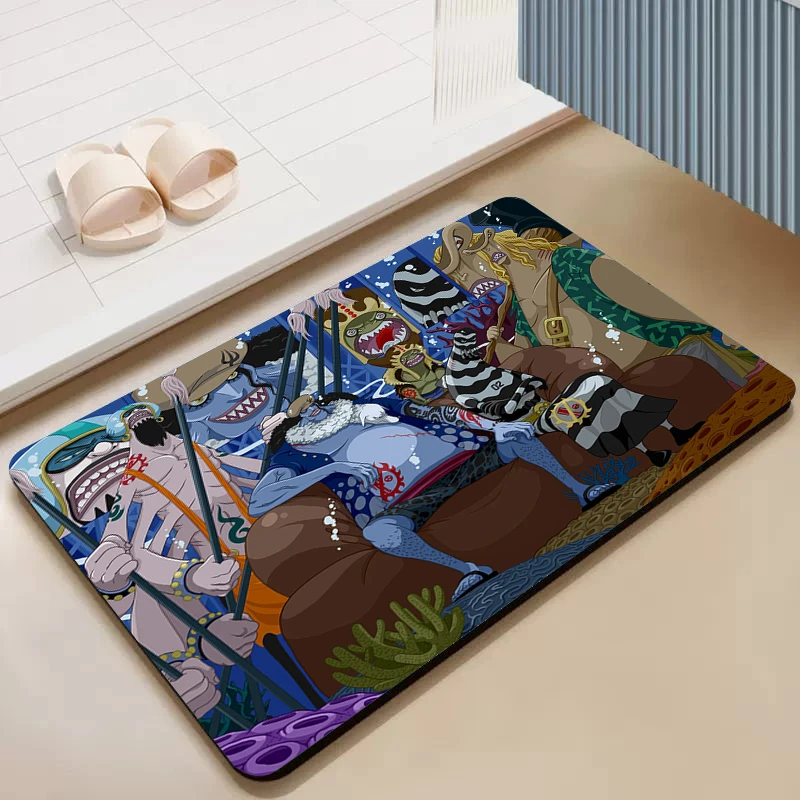 One Pieces Diatom Ooze Kitchen and Home Items Door Mat Welcome Deal Custom Rugs Entrance Carpet 11 - One Piece EU Store