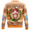 Santa Tony Chopper OP Ugly Christmas Sweater BACK mockup - One Piece EU Store