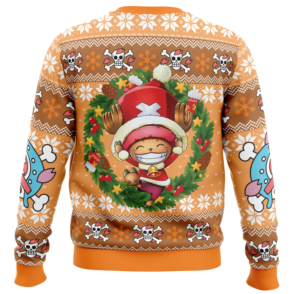 Santa Tony Chopper One Piece Ugly Christmas Sweater - Image 2