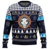 Straw Hat Pirates Ship Going Merry One Piece Ugly Christmas Sweater FRONT mockup - One Piece EU Store