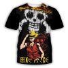 Summer Hot 3d Printing T shirt for Men and Kids Interesting Anime One piece Luffy Pattern - One Piece EU Store