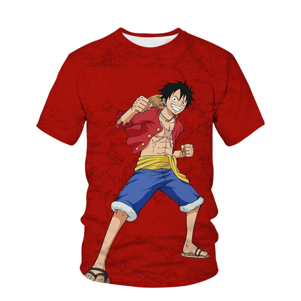 New Animation One Piece 3D Luffy T-Shirt