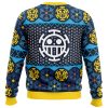 Trafalgar D Water Law One Piece Ugly Christmas Sweater BACK mockup - One Piece EU Store