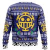 Trafalgar Law Christmas OP Ugly Christmas Sweater BACK mockup - One Piece EU Store
