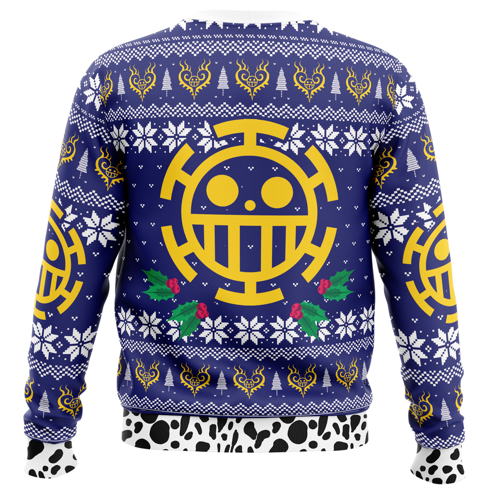 Trafalgar Law Christmas One Piece Ugly Christmas Sweater - Image 2