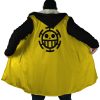 Trafalgar Law One Piece Hooded Cloak Coat NO HOOD Mockup - One Piece EU Store