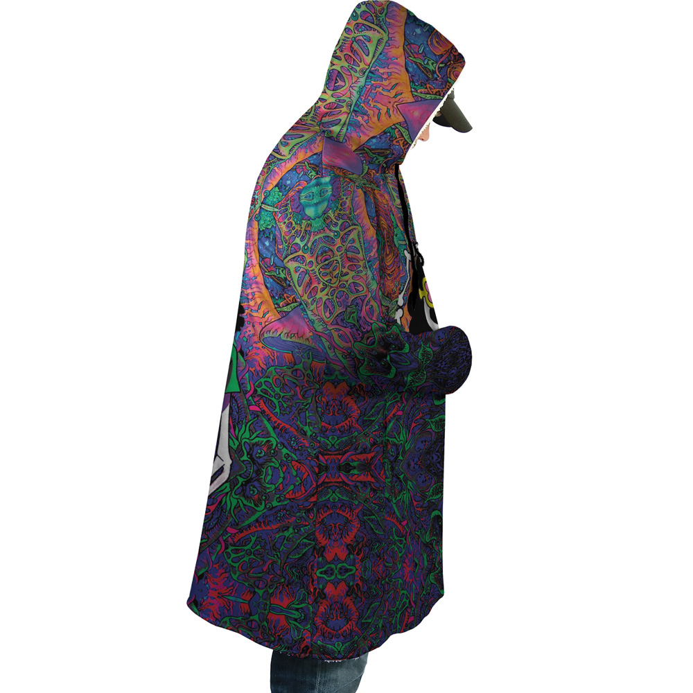Trippy Hippie Trip Brook One Piece Dream Cloak Coat - Image 3