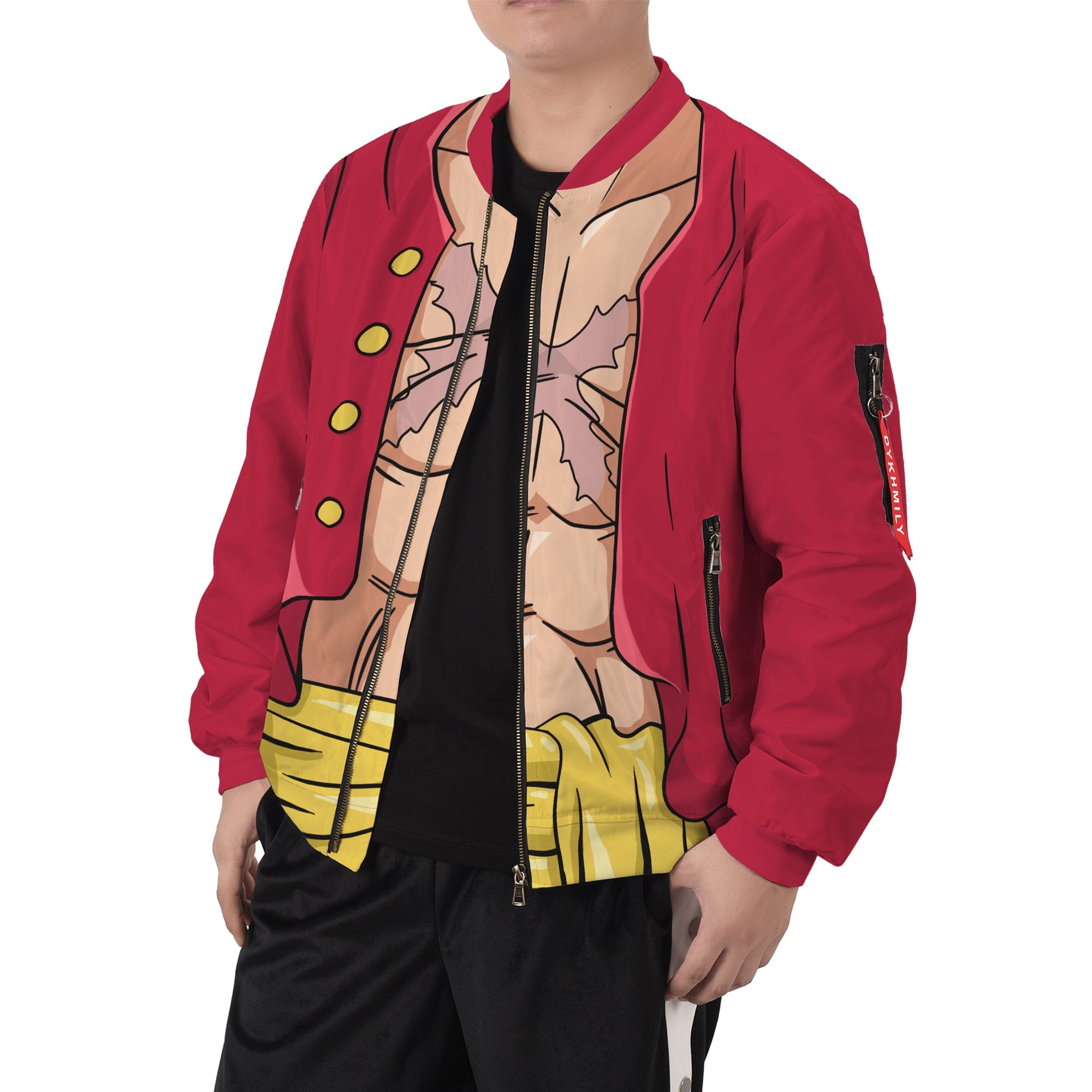 One Piece Monkey Anime Jacket - Image 4