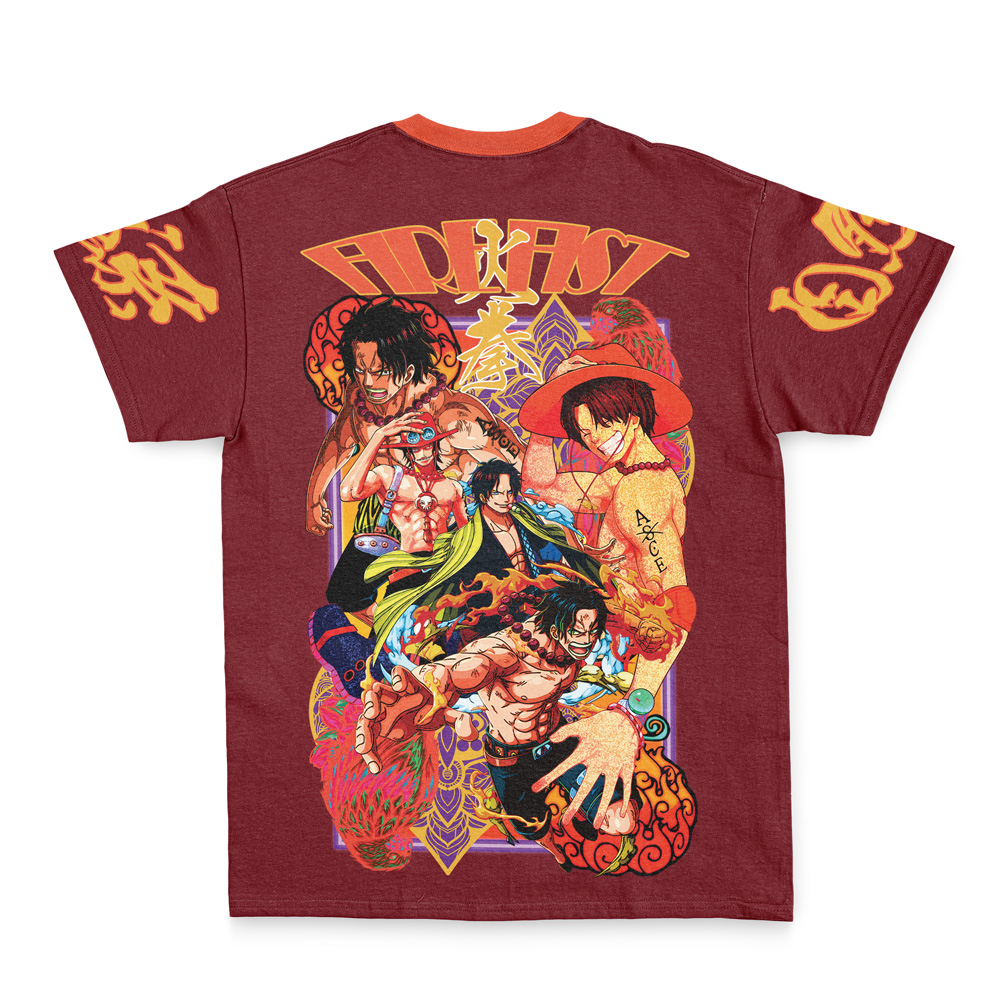 Portgas D. Ace V3 One Piece Streetwear T-Shirt