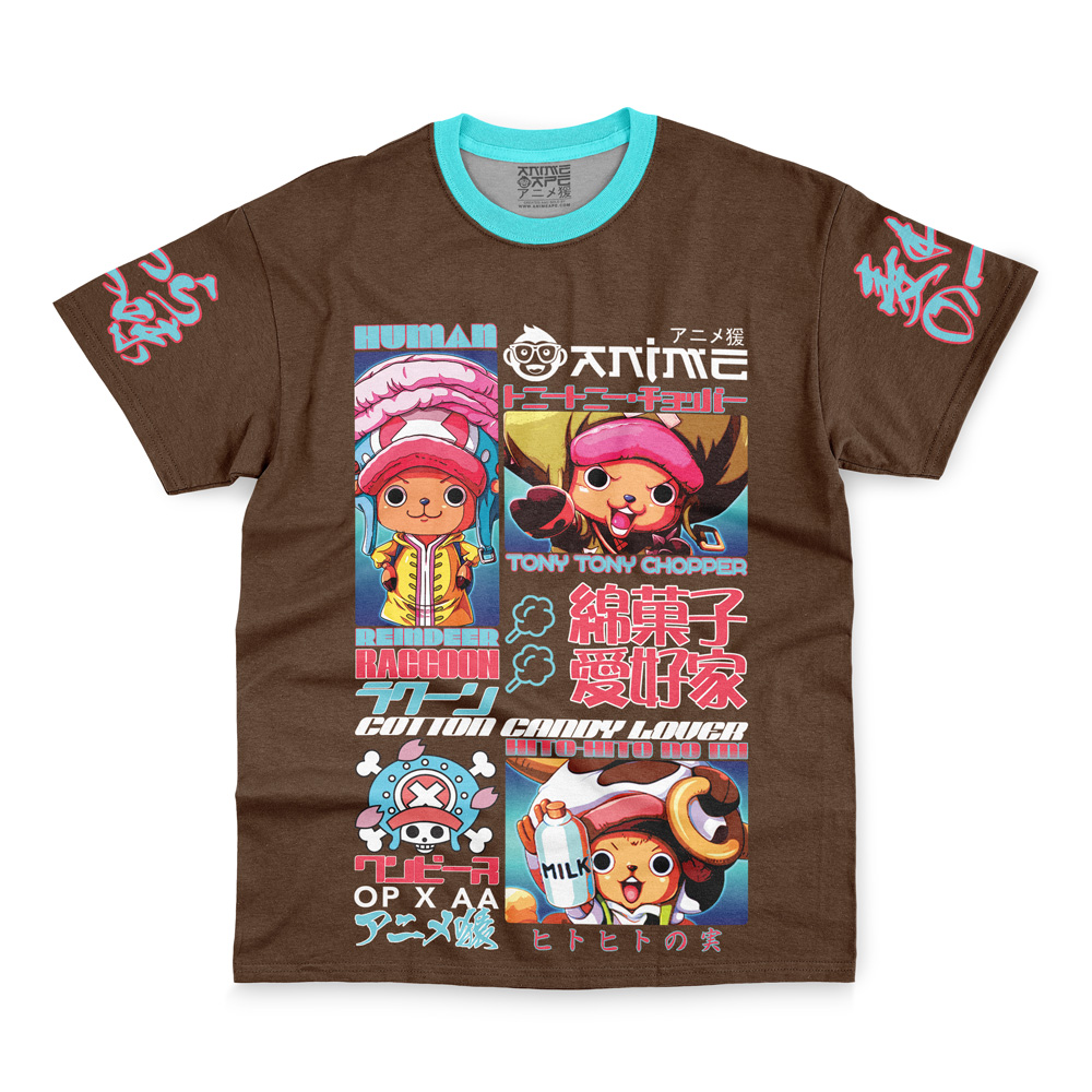 Tony Tony Chopper V4 One Piece Streetwear T-Shirt - Image 4