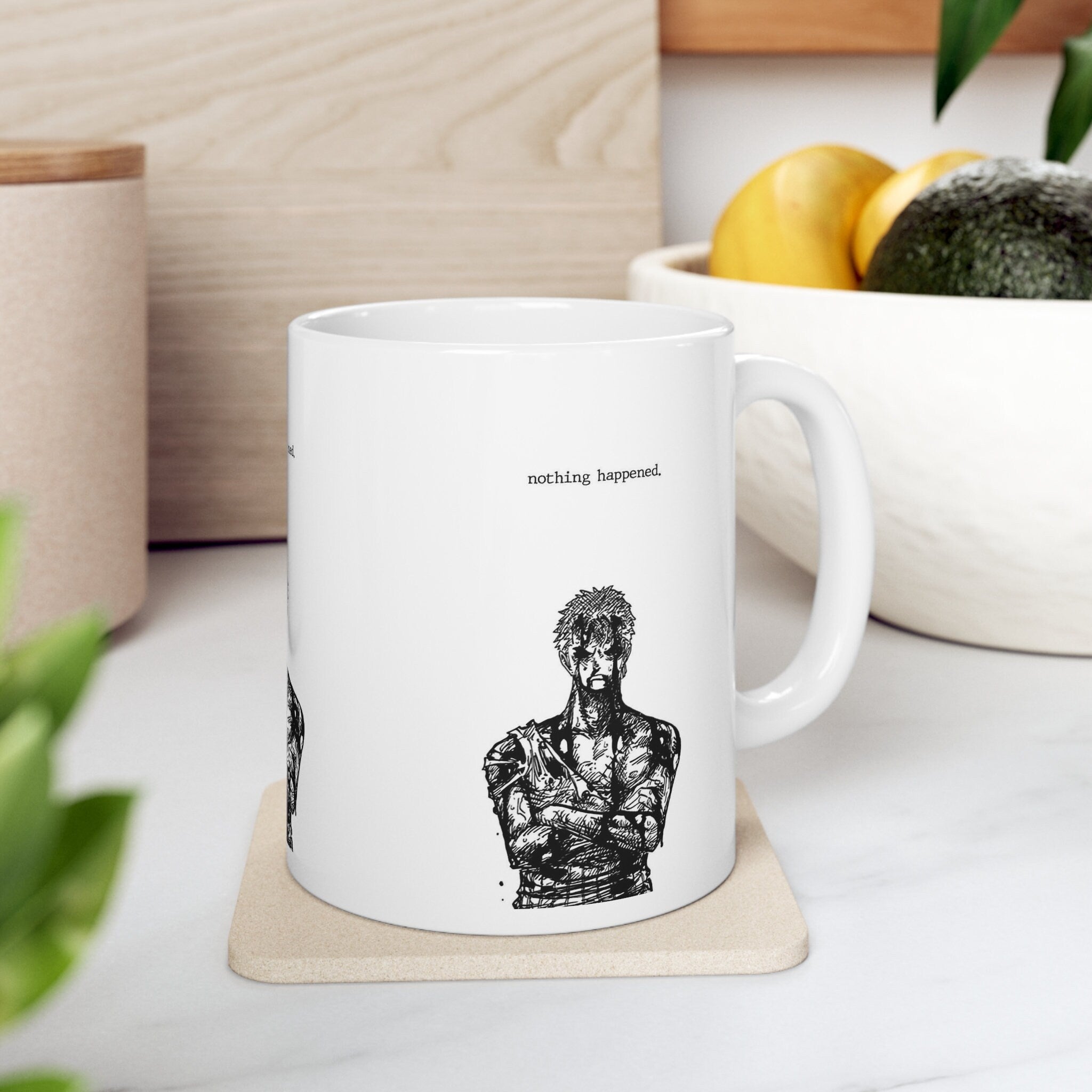 Nothing One Piece Happened Zoro Mug - Image 5