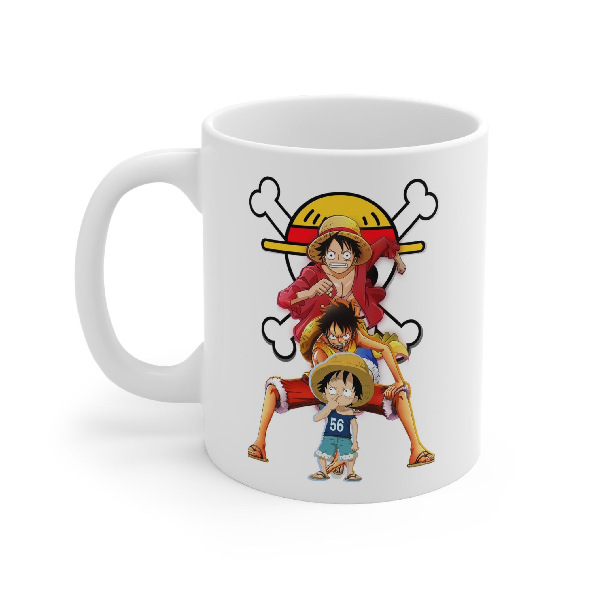 One Piece Monkey D. Luffy Evolution Ceramic Mug - Image 2