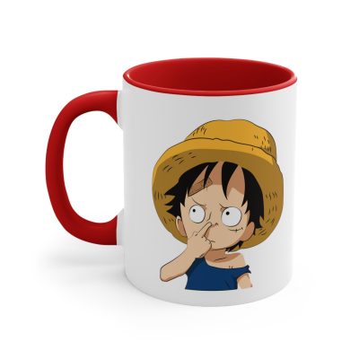 One Piece Monkey D. Luffy Picking Nose Mug