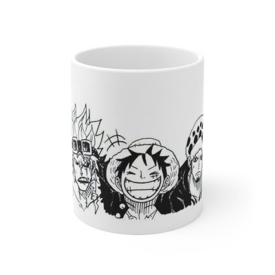 Luffy, Law and Kid One Piece Mug