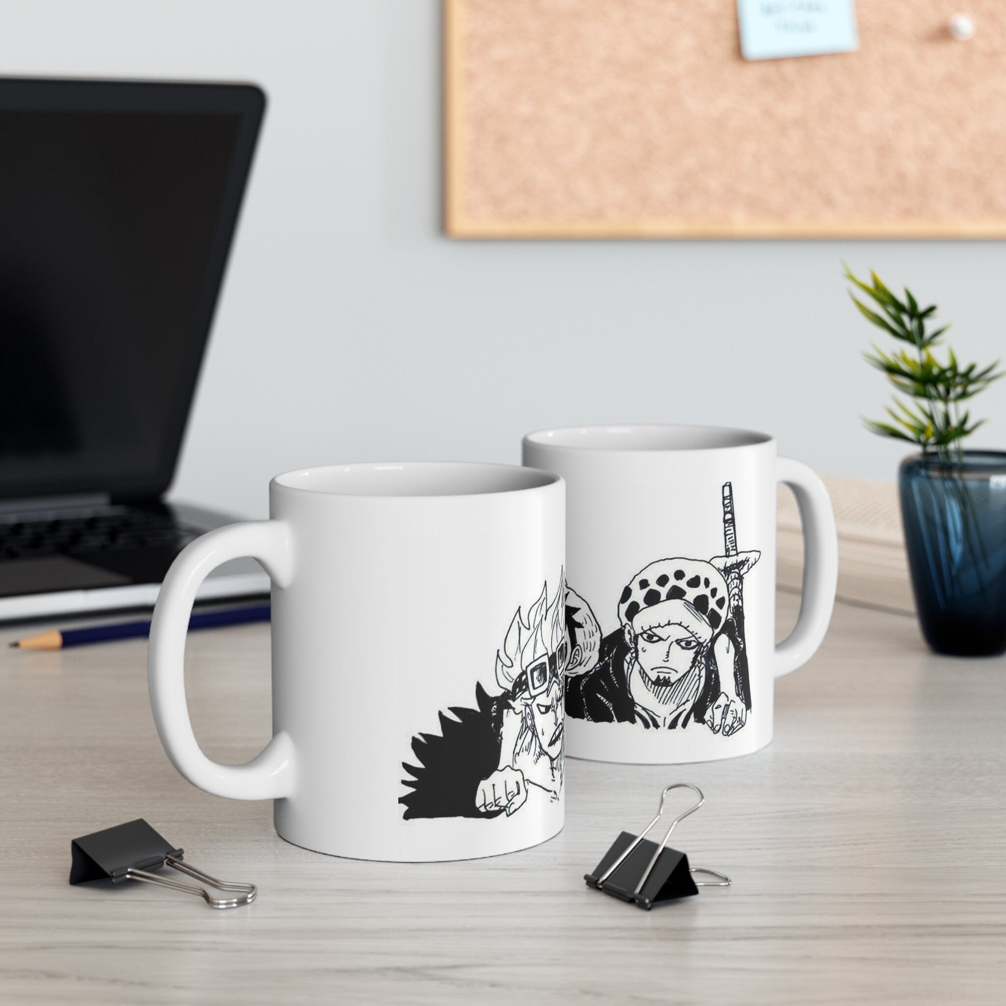 Luffy, Law and Kid One Piece Mug - Image 5