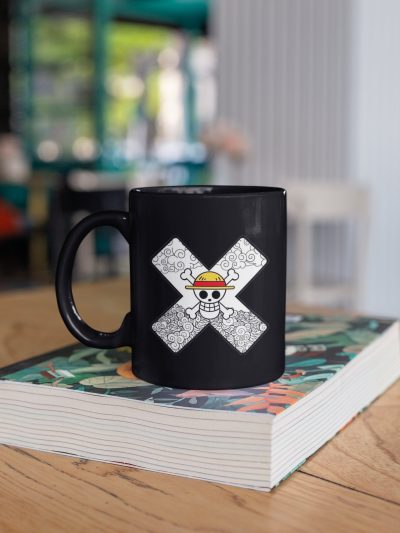 One Piece Logo Black Mug