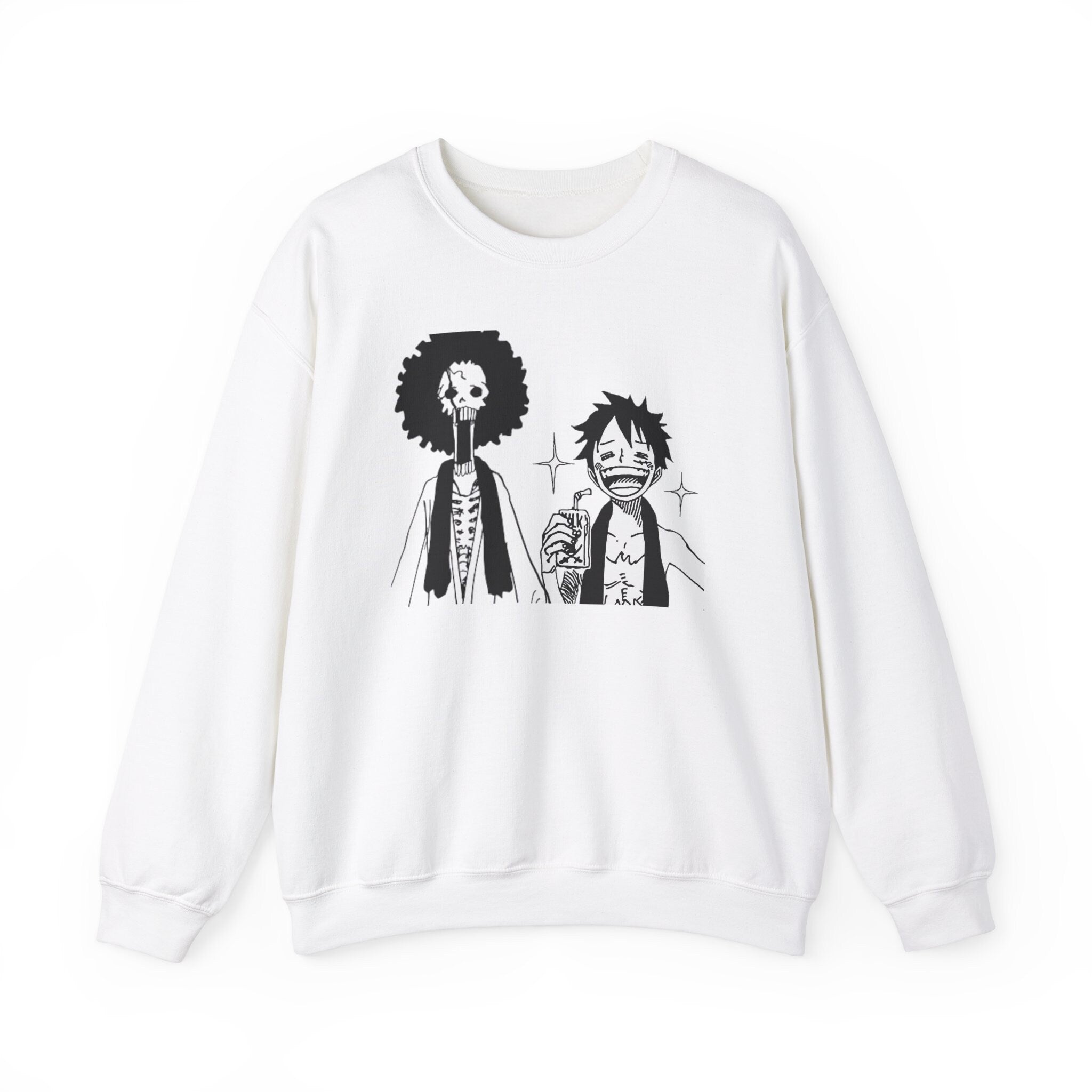 Soul King Brook & Monkey D.Luffy One Piece Sweatshirt