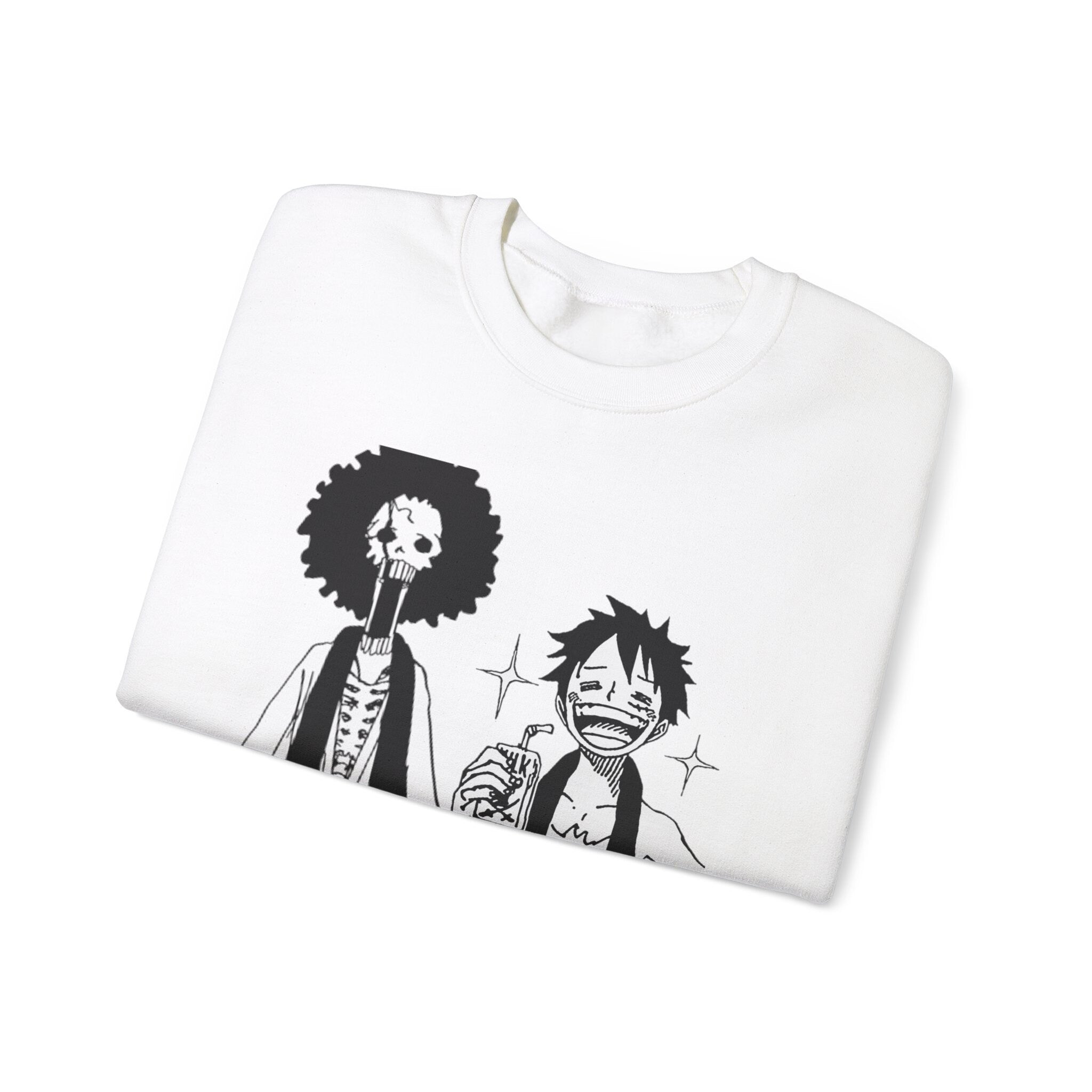 Soul King Brook & Monkey D.Luffy One Piece Sweatshirt - Image 4