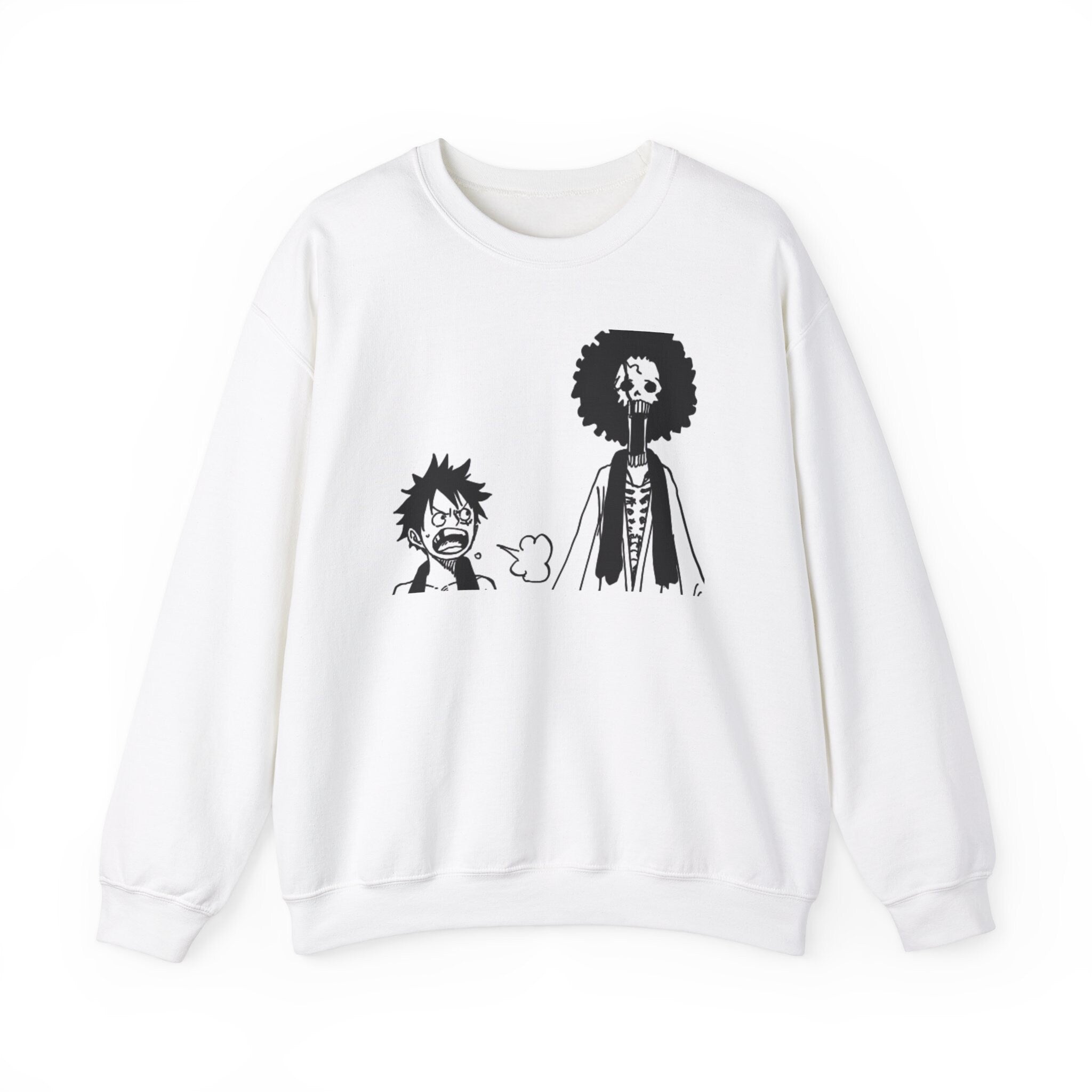 Straw-Hat Luffy x Soul King Brook One Piece Sweatshirt