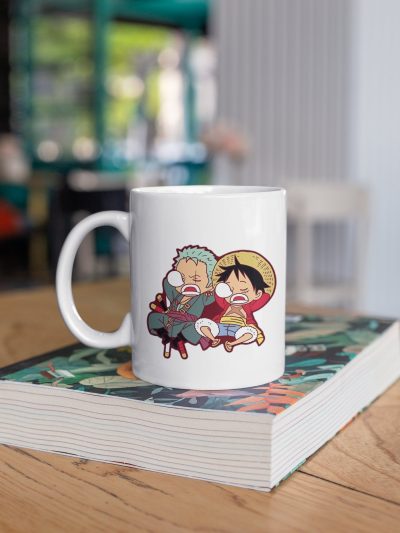 Zoro & Luffy Chibi One Piece Mug