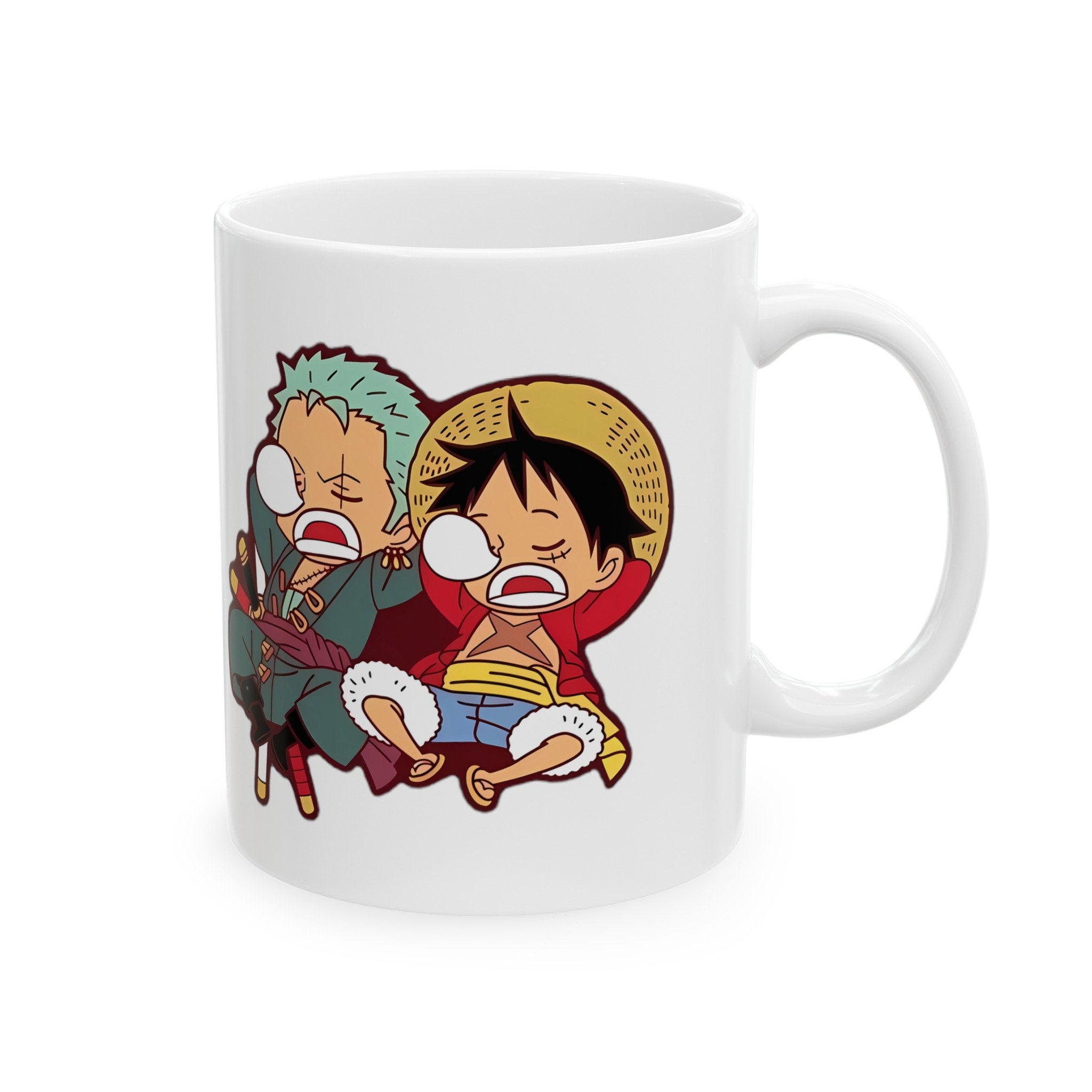 Zoro & Luffy Chibi One Piece Mug - Image 3