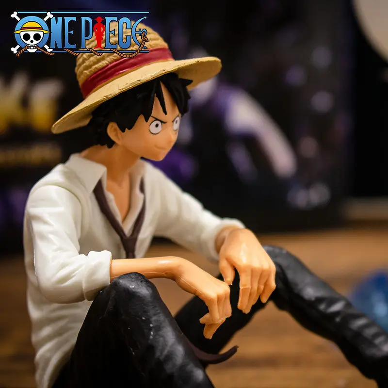12cm One Piece Luffy Sitting Position Action Figure PVC - Image 4