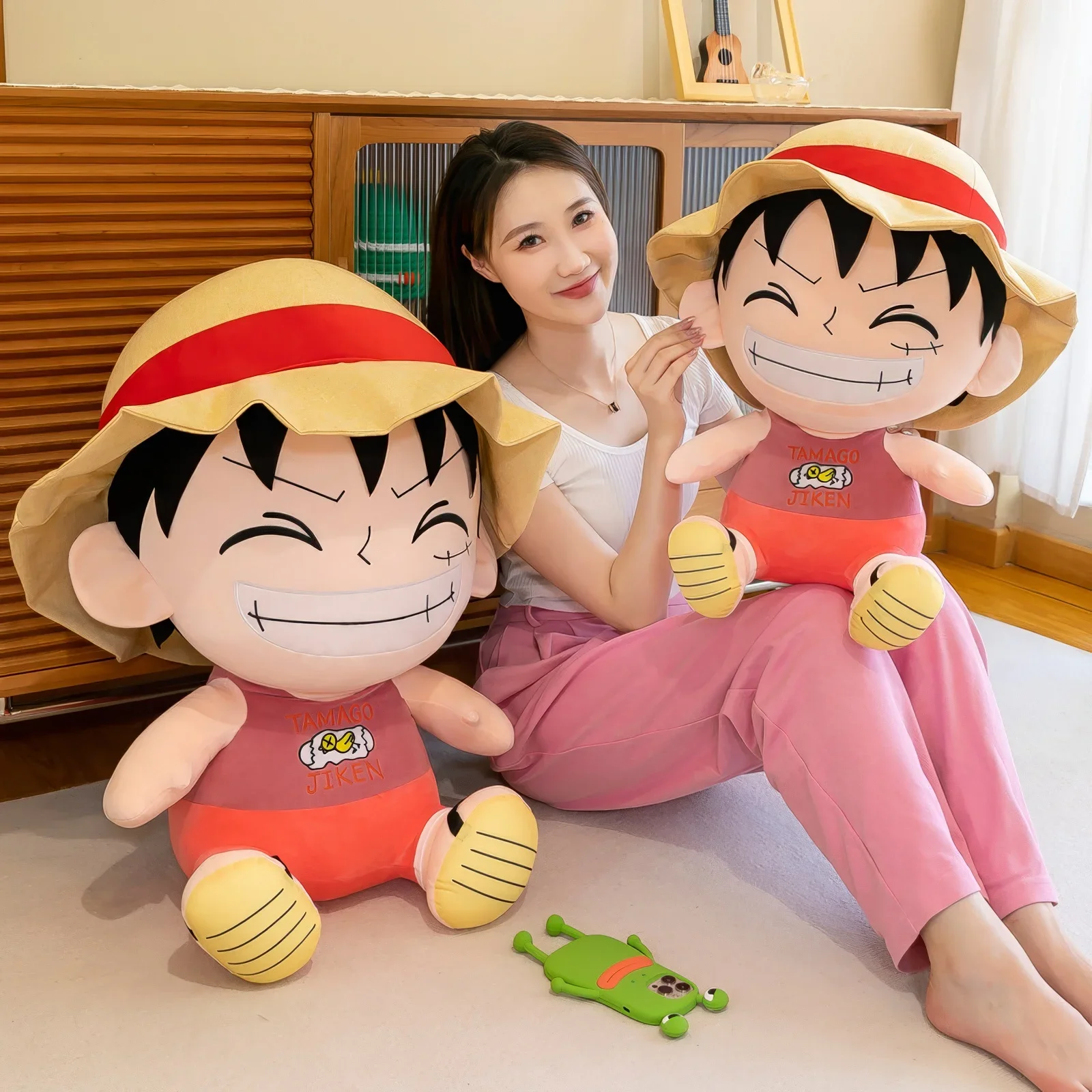 70cm Anime One Piece Monkey D Luffy Plush Toy - Image 5