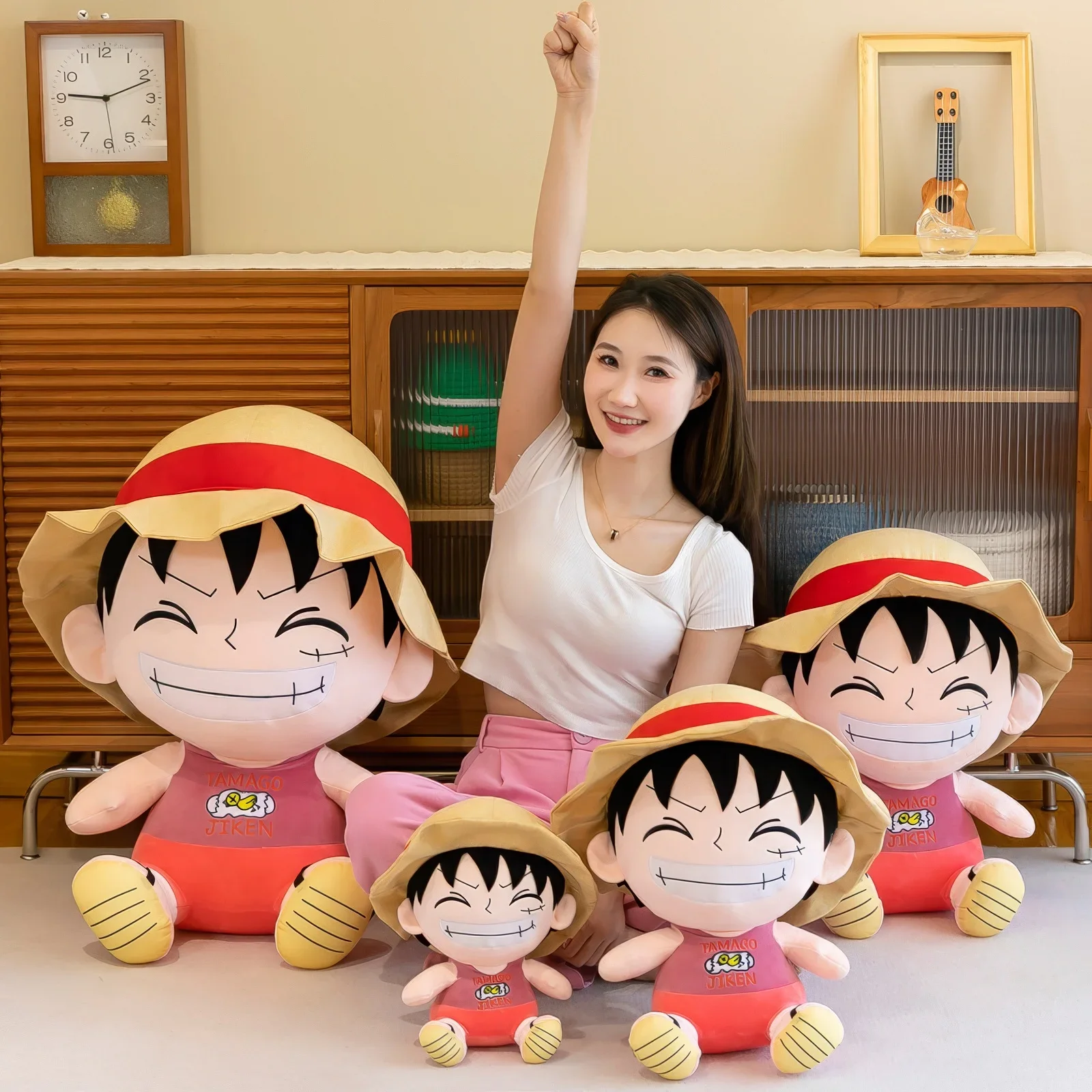 70cm Anime One Piece Monkey D Luffy Plush Toy - Image 6