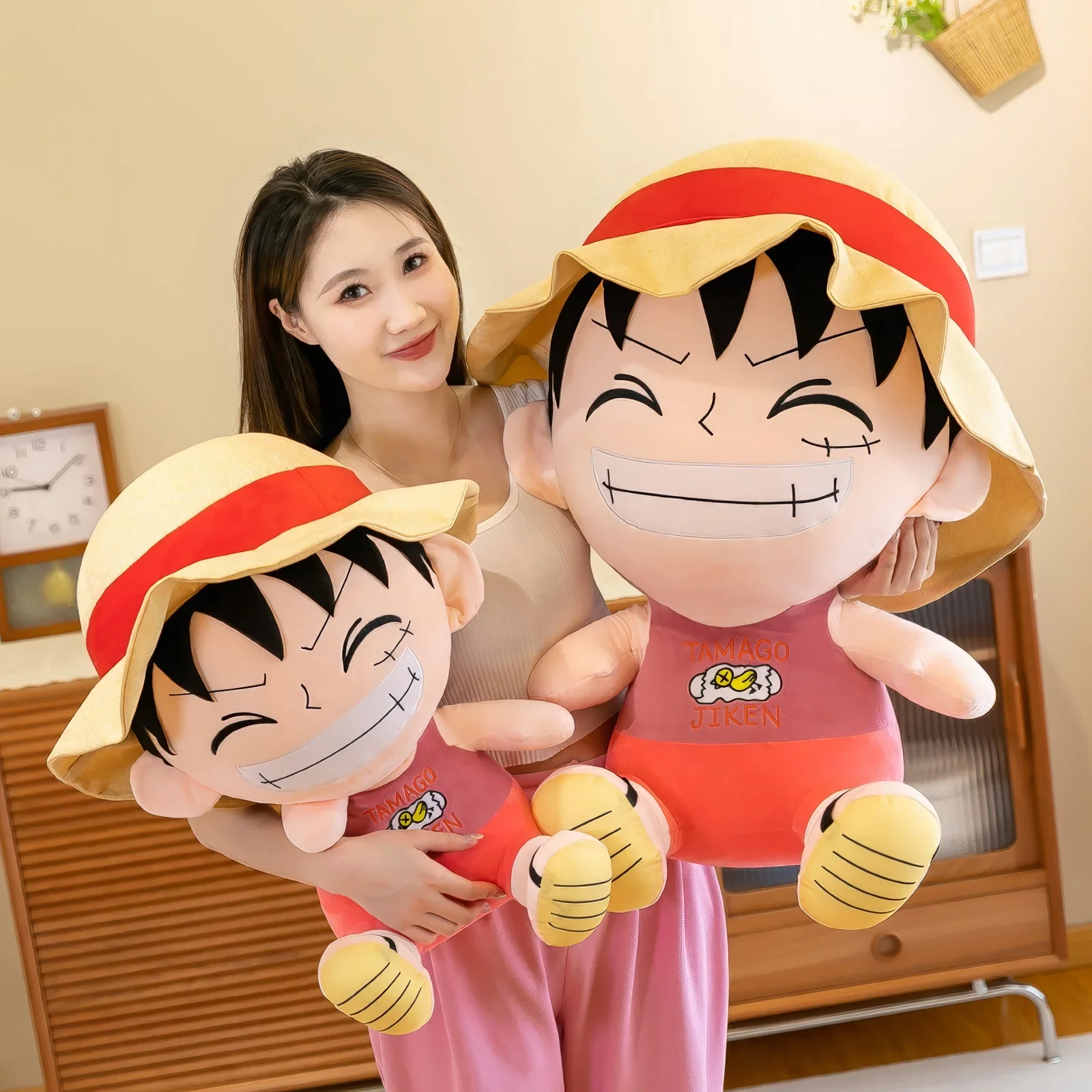 70cm Anime One Piece Monkey D Luffy Plush Toy - Image 3
