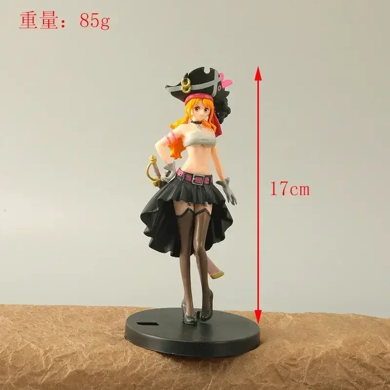 19CM One Piece Nami Black Clothes Action Figure - Image 3