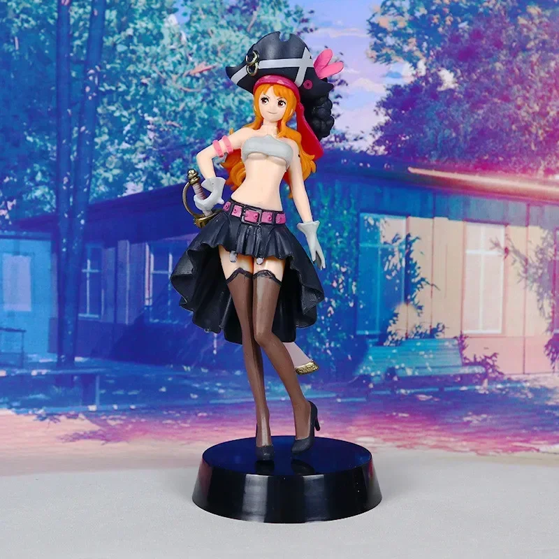 19CM One Piece Nami Black Clothes Action Figure - Image 5