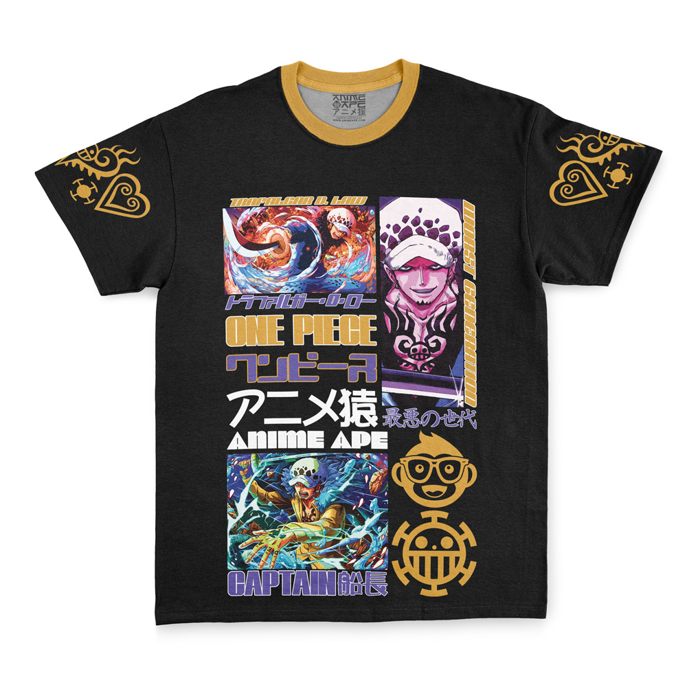 Trafalgar D. Law V4 One Piece Streetwear T-Shirt - Image 3