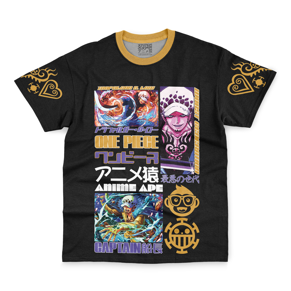 Trafalgar D. Law V4 One Piece Streetwear T-Shirt - Image 4
