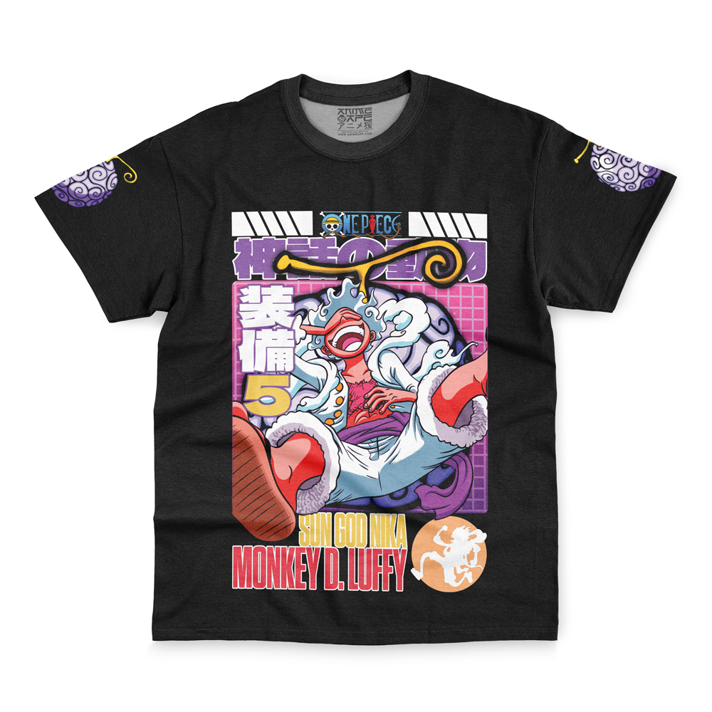 Gear 5th Luffy V3 One Piece Streetwear T-Shirt - Image 2