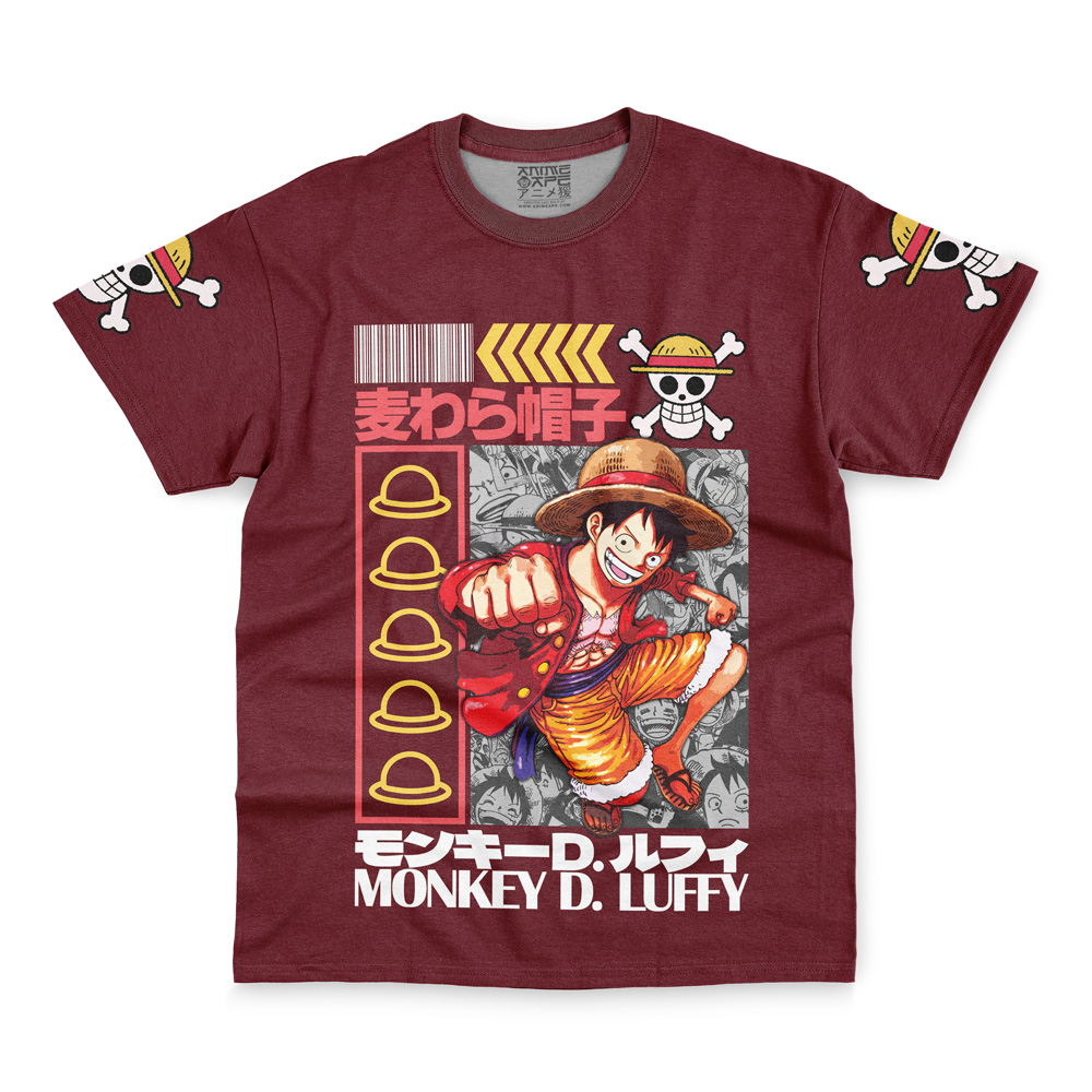 Monkey D. Luffy V2 One Piece Streetwear T-Shirt - Image 2