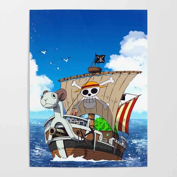 One Piece Ship Logo Poster