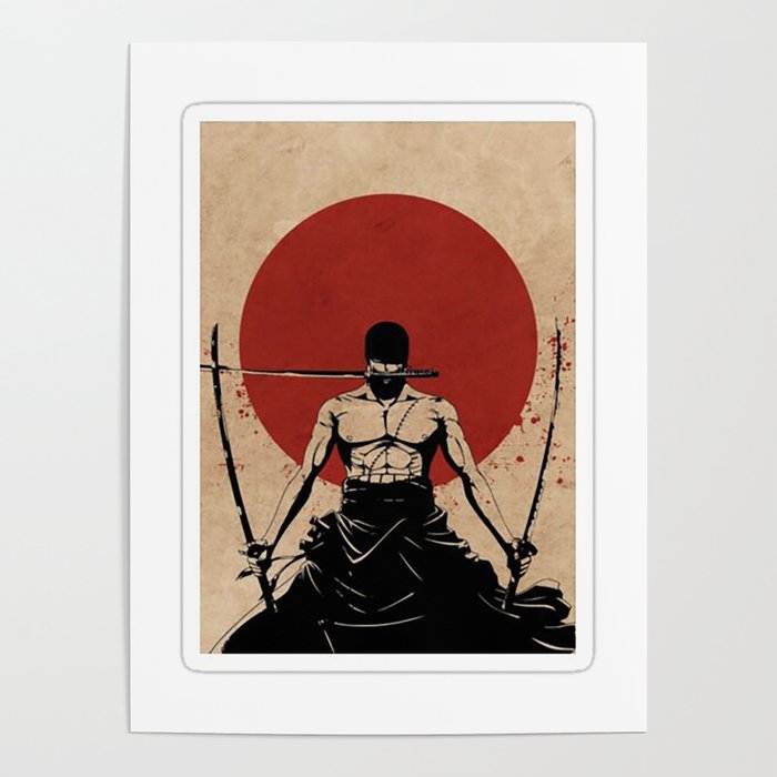 One Piece Zoro Sword Poster