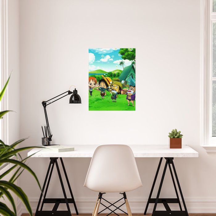 Anime Chibi one piece Poster - Image 2