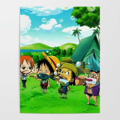 Anime Chibi one piece Poster