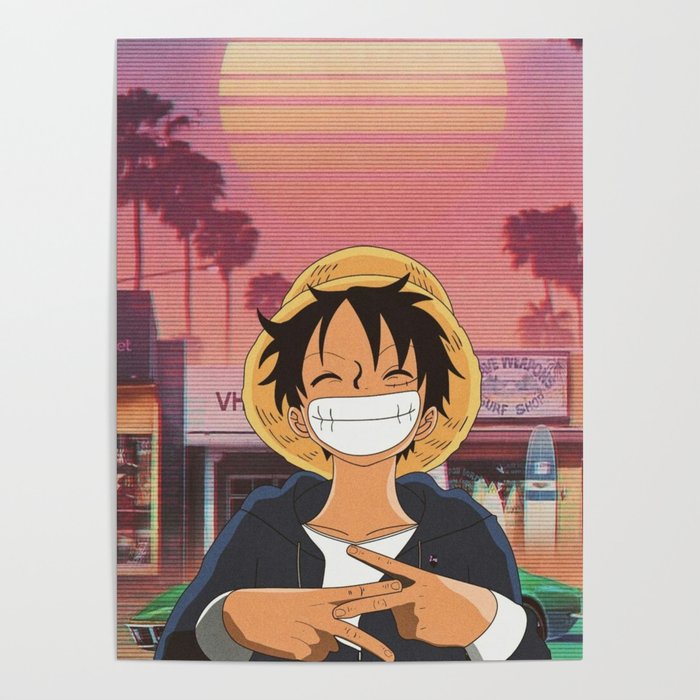 Cute Luffy One Piece Poster
